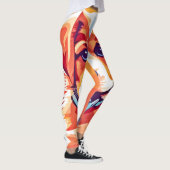 Schattigee Puppy Pop Art Leggings (Rechts)