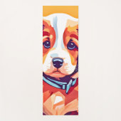 Schattigee Puppy Pop Art Yogamat (Voorkant)