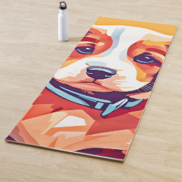Schattigee Puppy Pop Art Yogamat