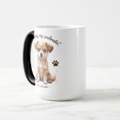 Schattigee Puppy Quote Morphing Mok (15 oz) (Voorkant links)