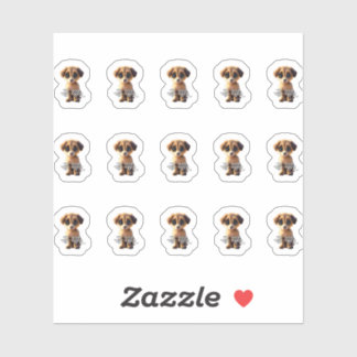Schattigee puppy-Sticker Sticker
