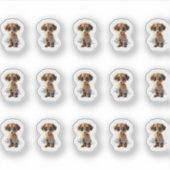 Schattigee puppy-Sticker Sticker (Voorkant)