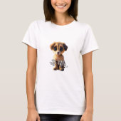 Schattigee puppy Tshirt (Voorkant)