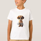 Schattigee puppy Tshirt (Voorkant)