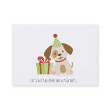 Schattigee Puppy Verjaardag Spelen Datum Bellen Ka