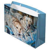 Schattigee Puppy Vrienden Gift Bag Groot Cadeauzakje (Achterkant Gekanteld)