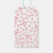 Schattigee puppy wufff-Valentijnsdag Cadeaulabel (Achterkant)