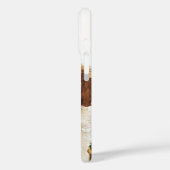 Schattigee Puppy Zonnebloemen Monogram Case-Mate iPhone Case (Achterkant / Links)