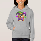 Schattigee puppyhond Mardi Gras in nar pet (Voorkant)