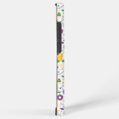 Schattigee puppyhond Mardi Gras in nar pet Samsung Galaxy Hoesje (Rechterkant)