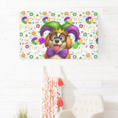 Schattigee puppyhond Mardi Gras in nar pet Spandoek (Insitu)