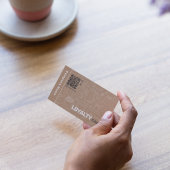 Schattigee Qr-code Koffie Royalty-Kaart Visitekaartje