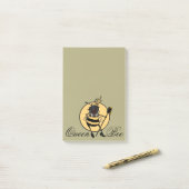 SCHATTIGEE QUEEN BEE GRAFISCH VERTICAAL NOTITIEBLO POST-IT® NOTES (Op bureau)