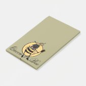 SCHATTIGEE QUEEN BEE GRAFISCH VERTICAAL NOTITIEBLO POST-IT® NOTES (Schuin)