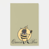 SCHATTIGEE QUEEN BEE GRAFISCH VERTICAAL NOTITIEBLO POST-IT® NOTES (Voorkant)