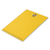 Schattigee Queen Bee met Crown Personaliseren Notitieblok (Schuin)