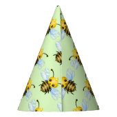 Schattigee Queen Bee Paper Party Pet Feesthoedjes (Achterkant)