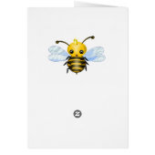Schattigee Queen Bee Verjaardag Kaart - (Achterkant)