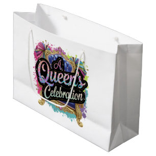 Schattigee Queen viering woord kunst dames Verjaar Groot Cadeauzakje