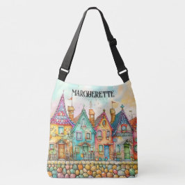 Schattigee Quirky ROW HUIZEN - Bekijk terug - Tas