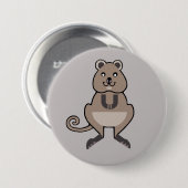 Schattigee QUOKKA - Bedreigd dier - Wildlife - Ronde Button 7,6 Cm (Voorkant /achterkant)