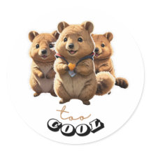 Schattigee Quokka-sticker