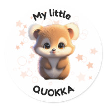 Schattigee Quokka-sticker