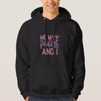 Schattigee quote voor Wie houdt van de planten Gar Hoodie