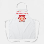 Schattigee quotes, hartvorm, kaarslicht, metselaar schort (Voorkant)