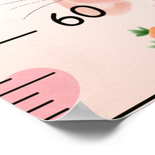 Schattigee Rabbit Growth Charts Poster (Hoek)