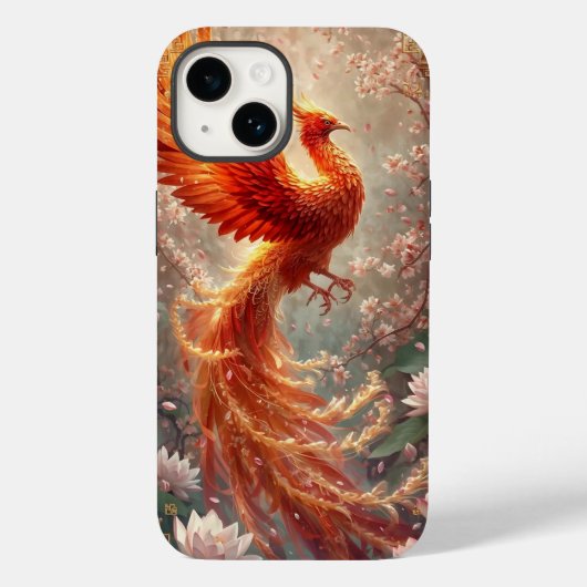 Schattigee Radiant Phoenix Cherry Blossom Case-Mate iPhone Case (Achterkant)