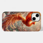 Schattigee Radiant Phoenix Cherry Blossom Case-Mate iPhone Case (Achterkant (horizontaal))