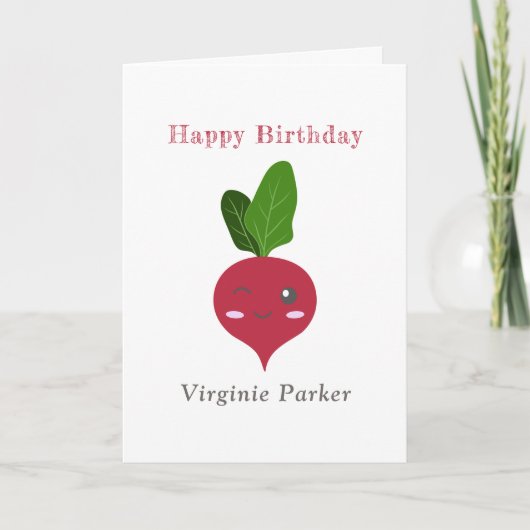 Schattigee radijs Kaart (Voorkant)