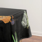 Schattigee radijzen, uien en knoflook. tafelkleed (Voorbeeld)