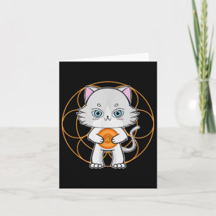 Schattigee Ragdoll Cat Anime Feline Leukemie Aware Kaart