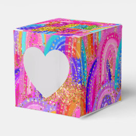 Schattigee Rainbow 7e Verjaardag Bedankt Favoriete Bedankdoosjes