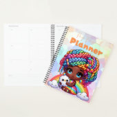 Schattigee Rainbow Chibi Girl "Mijn persoonlijke p Planner (Display)
