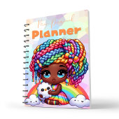 Schattigee Rainbow Chibi Girl "Mijn persoonlijke p Planner