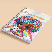 Schattigee Rainbow Chibi Girl "Mijn persoonlijke p Planner