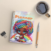 Schattigee Rainbow Chibi Girl "Mijn persoonlijke p Planner