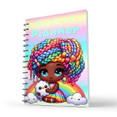 Schattigee Rainbow Chibi Girl "Mijn persoonlijke p Planner