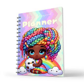 Schattigee Rainbow Chibi Girl "Mijn persoonlijke p Planner