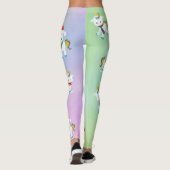 Schattigee Rainbow Christmas Eenhoorn Leggings (Achterkant)