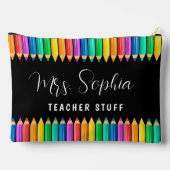 Schattigee Rainbow Kleurpotloden Gepersonaliseerde Etui (Achterkant)