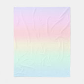 Schattigee Rainbow kleurrijke gradiënt Waterverf p Fleece Deken (Voorkant)