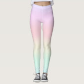 Schattigee Rainbow kleurrijke gradiënt Waterverf p Leggings (Voorkant)