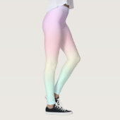 Schattigee Rainbow kleurrijke gradiënt Waterverf p Leggings (Rechts)