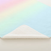 Schattigee Rainbow kleurrijke gradiënt Waterverf p Sherpa Deken (3/4)