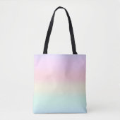 Schattigee Rainbow kleurrijke gradiënt Waterverf p Tote Bag (Voorkant)