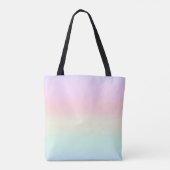 Schattigee Rainbow kleurrijke gradiënt Waterverf p Tote Bag (Achterkant)